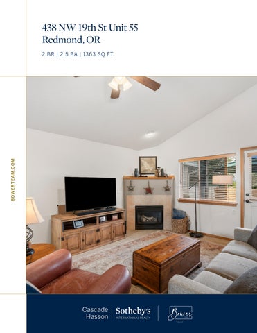 438 NW 19th Street Unit 55 Redmond, OR 97756