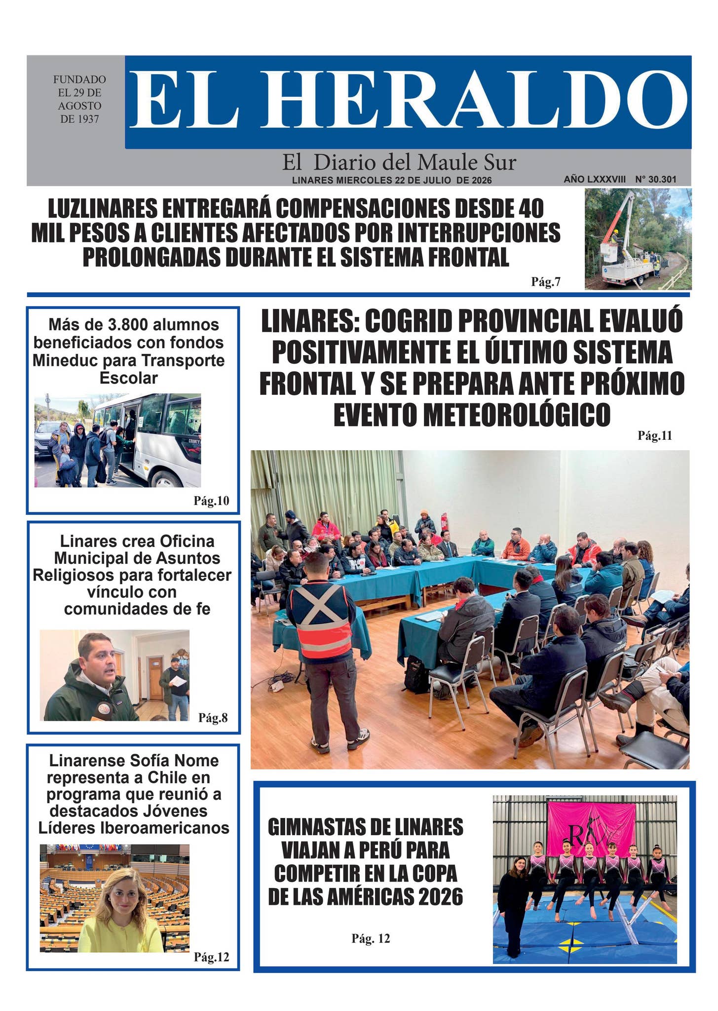 Miercoles 22 de julio 2026