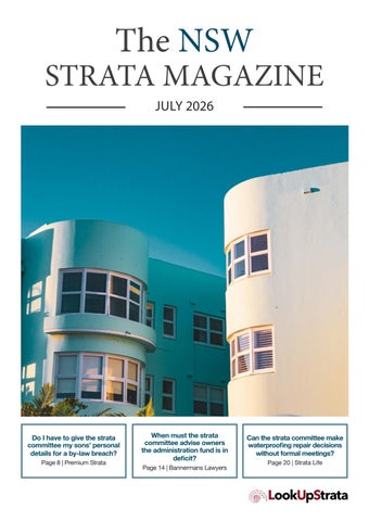 The NSW Strata Magazine