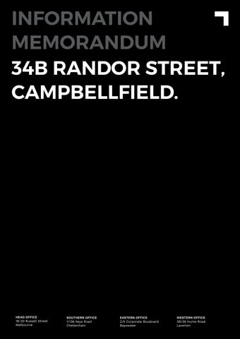 Information Memorandum - 34B Randor Street, Campbellfiled