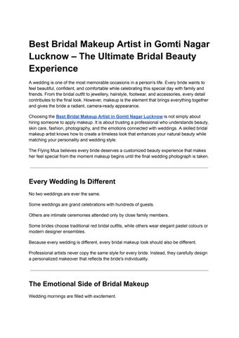 Best Bridal Makeup Artist in Gomti Nagar Lucknow (3)