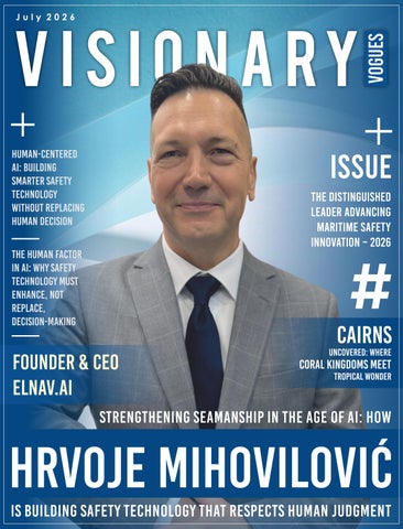 The Distinguished Leader Advancing Maritime Safety Innovation – 2026