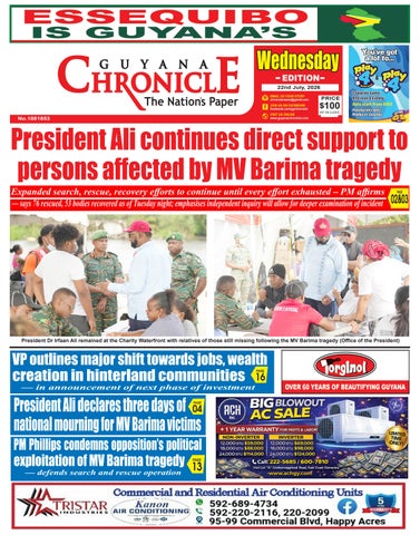Guyana Chronicle E-Paper 22-07-2026