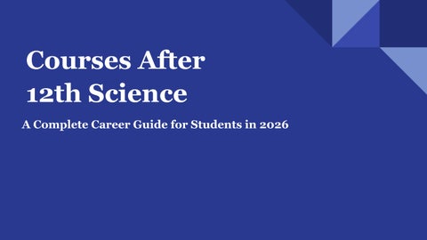 Courses After 12th Science Jeetech Academy Rohini