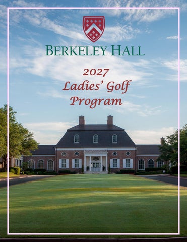 2027 Ladies' Golf Program