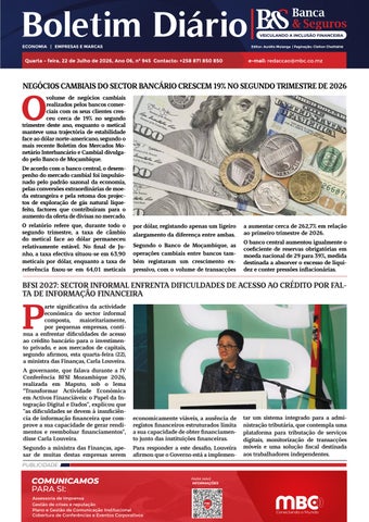 BOLETIM BANCA & SEGUROS 22.07.2026
