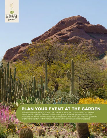 Desert Botanical Garden Facility Rental Packet