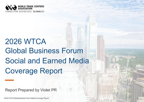 2026 WTCA Global Business Forum Coverage Report