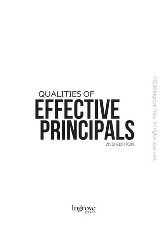 Qualities of Effective Principals, Second Edition_Sample Page