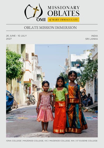 Oblate Mission Immersion 2027