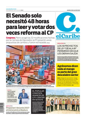 elCaribe 23 julio 2026