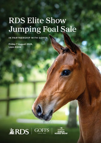 RDS Elite Foal Sale Catalogue 2026