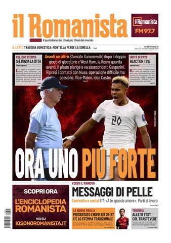 Il Romanista del 23 luglio 2026