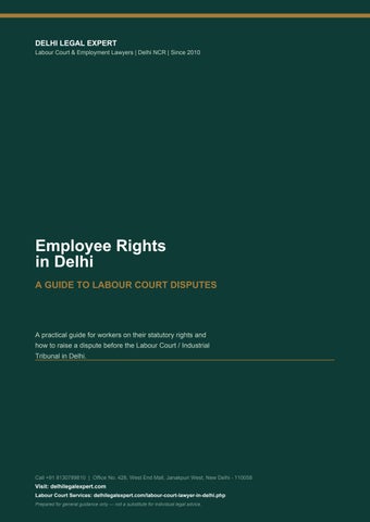 Employee_Rights_Delhi_Labour_Court_Guide_DelhiLegalExpert
