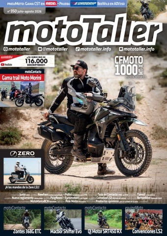 MotoTaller 350 julio-agosto 2026