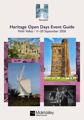 Mole Valley Heritage Open Days 2026