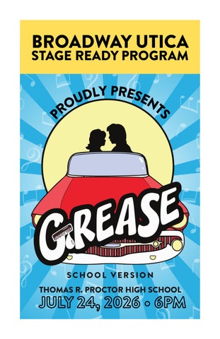 GREASE, Student Edition 