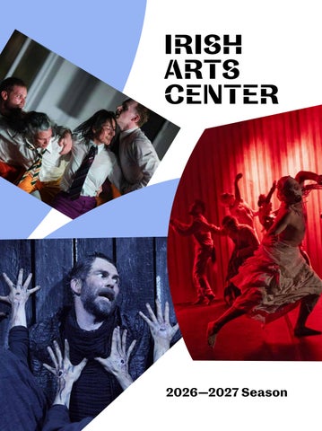 Irish Arts Center 2026–2027 Brochure