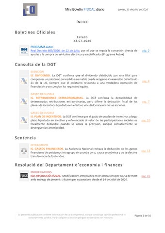 Mini Boletín FISCAL 23/07/2026 - www.gabinetedelaorden.net