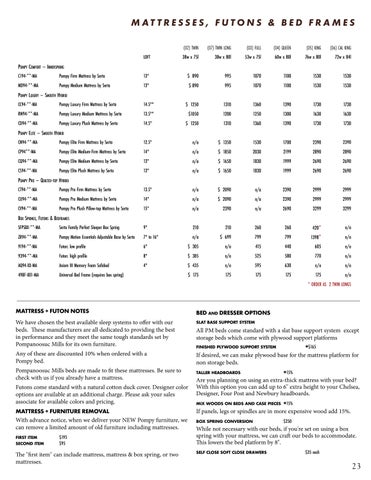 Pompanoosuc Mills Pricing × Specifications 夏季 2026 v.260717.0 第 23 页