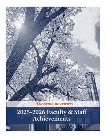 2025-2026 Faculty & Staff Achievements Publication
