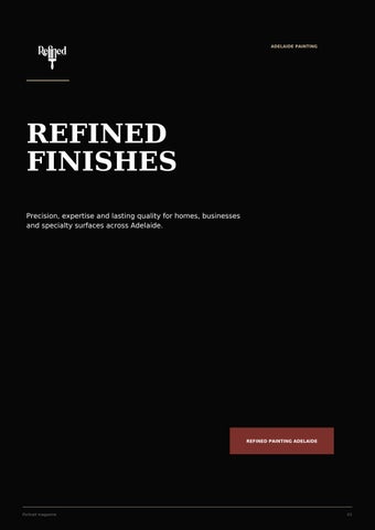 Refined Painting Adelaide | Premium Residential & Commercial Painting Portfolio