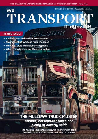 WA TRANSPORT MAG AUGUST 2026 EDITION