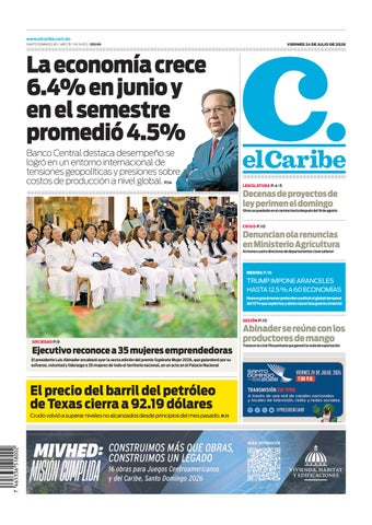 elCaribe 24 julio 2026