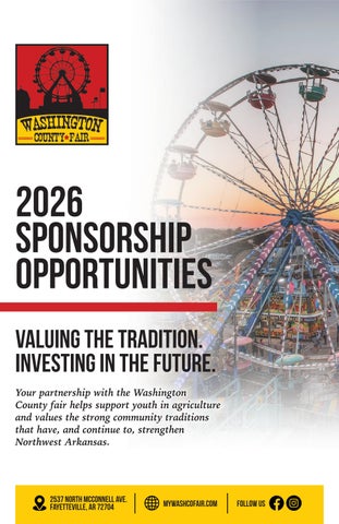 2026 Washington County Fair Sponsorships
