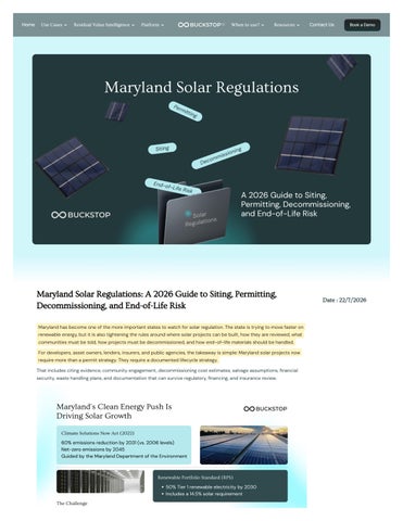 Maryland Solar Regulations Guide 2026: Permitting & Compliance