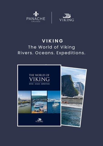 Panache Cruises - The World of Viking. Rivers, Oceans & Expeditions