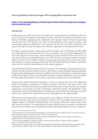 From Legal Shield to Business Engine IP in Southeast Asia (1)