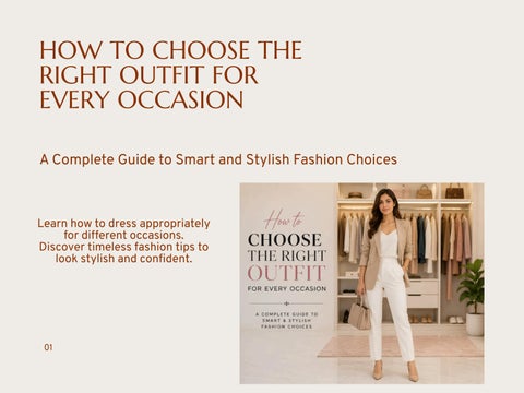 How to Choose the Right Outfit for Every Occasion