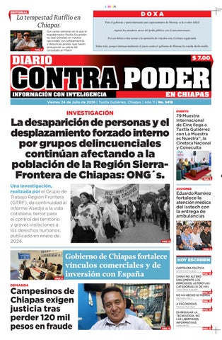 CONTRAPODER EDICIÓN 3419