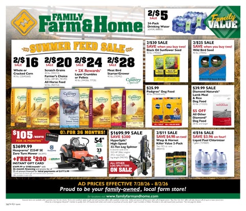 Family Farm & Home JLT4 Ad (Effective 7/28/26 - 8/2/26)