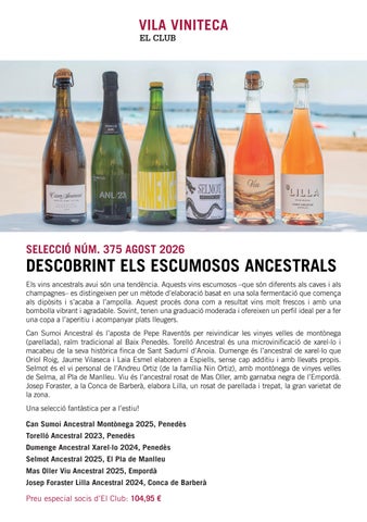 SELECCIÓ NÚM. 375 AGOST 2026. DESCOBRINT ELS ESCUMOSOS ANCESTRALS