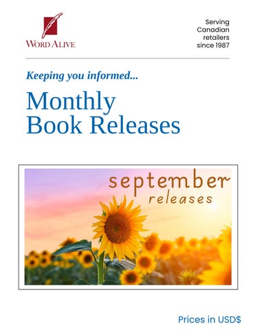 Word Alive September 2026 Book Releases