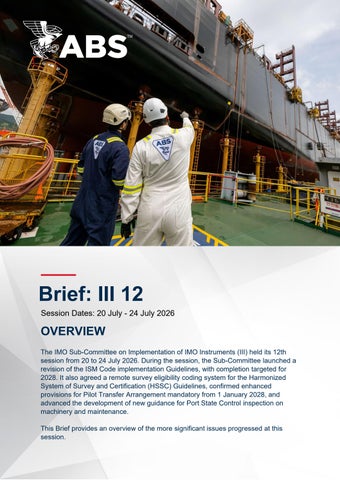 Brief: III 12