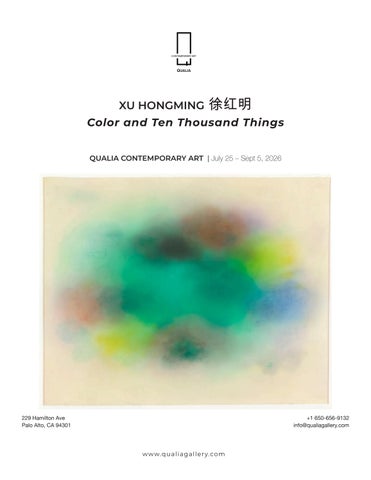 Xu Hongming: Color And Ten Thousand Things