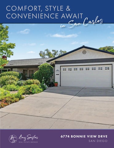 Amy Saflar, 6774 Bonnie View Drive, San Diego