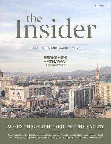 The Insider August - Mark Weinberg