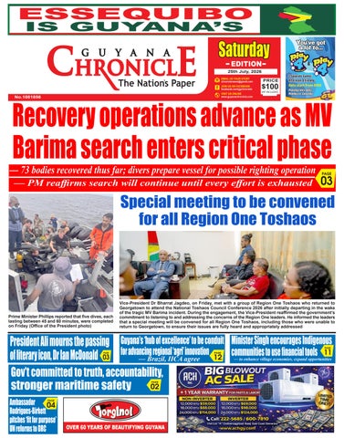 Guyana Chronicle E-Paper 25-07-2026