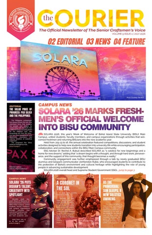 The Courier: Volume 9 Issue 1 (Solara: Week of Welcome 2026)