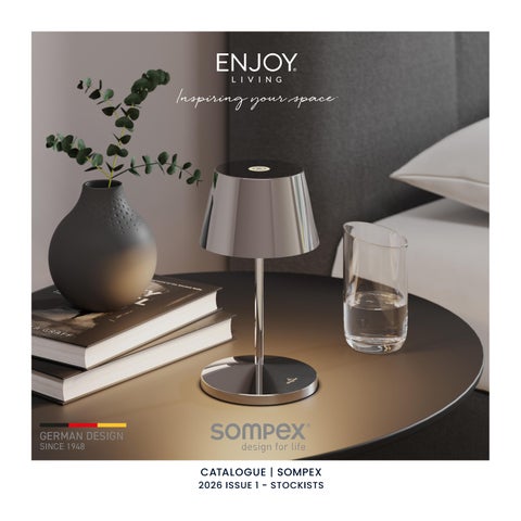 Enjoy Living Catalogue | Sompex | Villeroy & Boch | 2026 Issue 1 - Stockists
