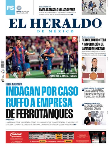 Edición impresa. Sábado 25 de julio de 2026
