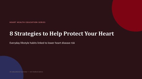 Heart Disease Prevention