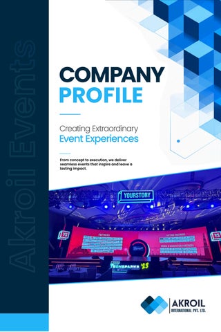 Corporate Event Management Companies In Delhi -  Akroil Company Profile