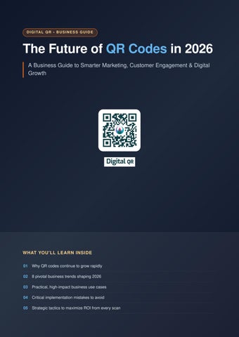 The Future trends of QR Codes 2026