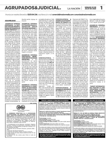 SUPLEMENTO - AGRUPADOS - EDICIÓN 11.321