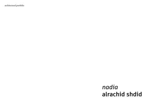 portfolio_Nadia Alrachid Shdid